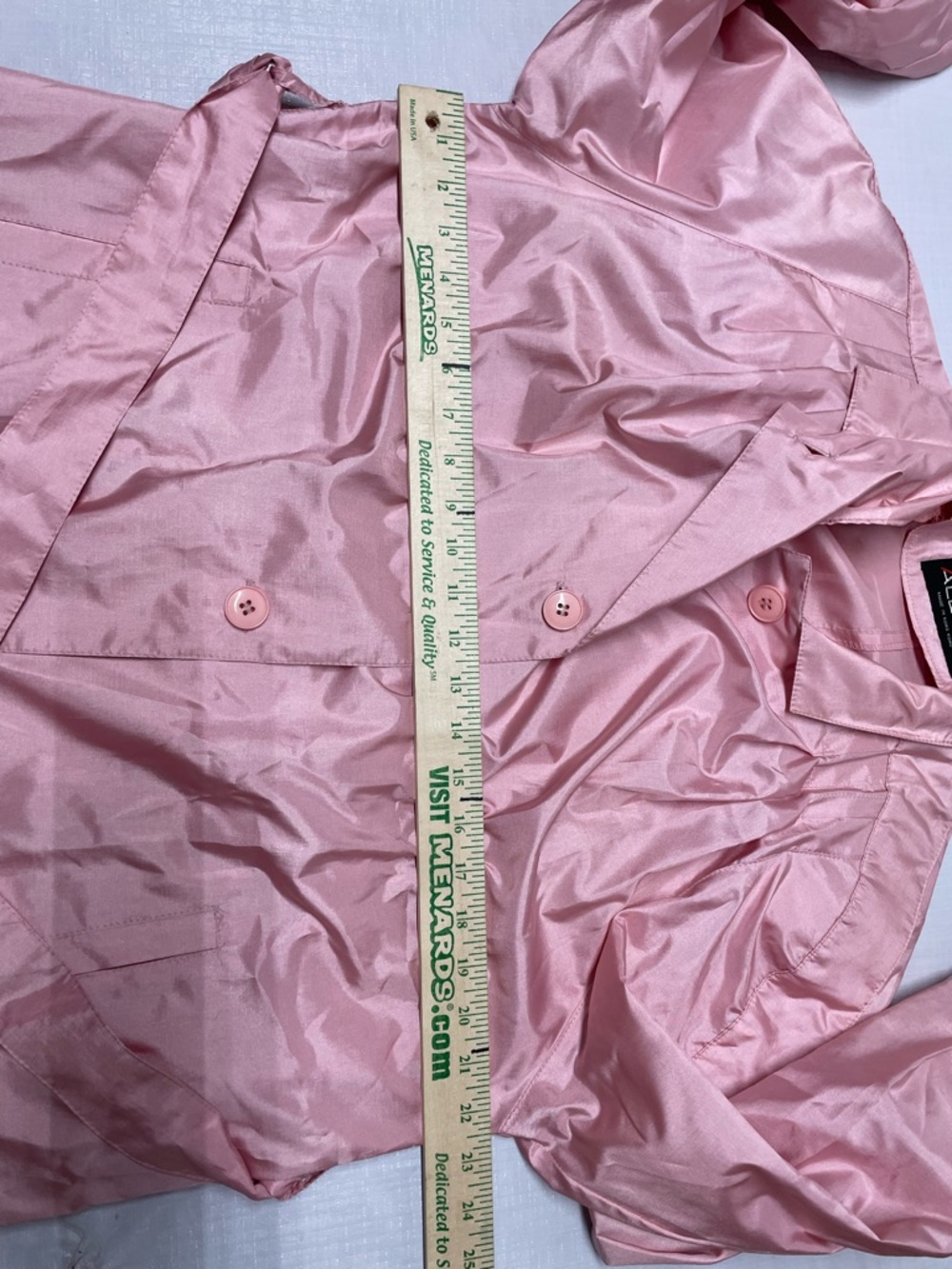 Vintage-Inspired Pink Trench Coat by Jocelyn - Picture 5 of 7